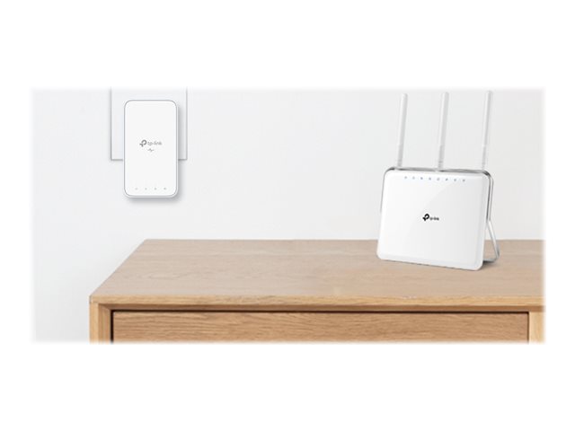 TP-Link TL-WPA7517 KIT V1 Wi-Fi Kit - Powerline adapter kit 1GbE, HomePlug AV (HPAV), HomePlug AV (HPAV) 2.0, IEEE 1901 - Wi-Fi 5 - Dual Band - wall-pluggable - with TP-Link TL-PA7010
