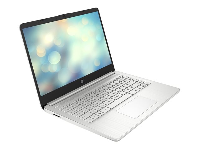 HP Laptop 14s-fq1009nb - AMD Ryzen 5 5500U / 2.1 GHz - Win 11 Home - Radeon Graphics - 8 GB RAM - 512 GB SSD NVMe, HP Value - 14\" IPS 1920 x 1080 (Full HD) - Wi-Fi 6 - natural silver, paint finish (cover and base), in-mould roll with vertical brushed