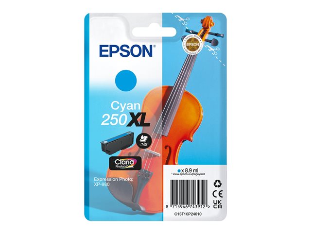 Singlepack Cyan 250XL ink