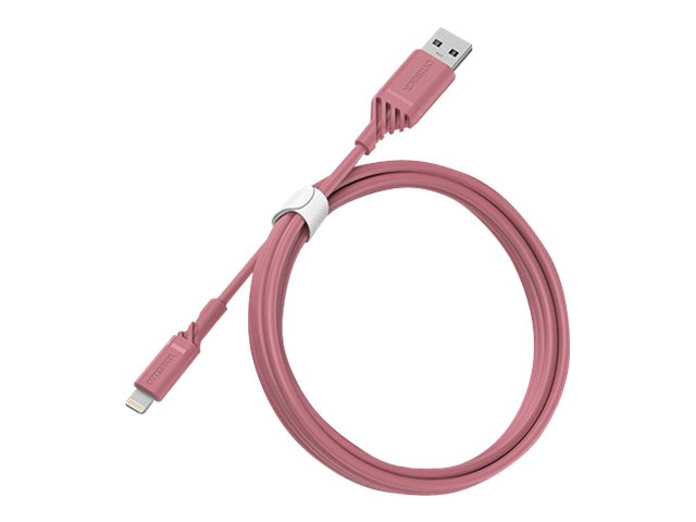 OtterBox Standard - Lightning cable - USB male to Lightning male - 1 m - mauve rose