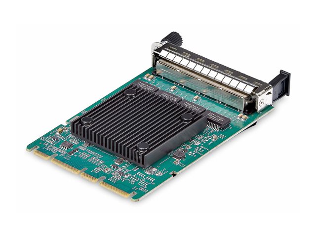 StarTech.com 4-Port RJ45 Gigabit OCP 3.0 Server Network Card, Intel I350 - Network adapter - OCP 3.0 - Gigabit Ethernet x 4 - silver, green - for P/N: 45PATCH10BK, 45PATCH6BK, N6PATCH10BK, N6PATCH5BK, N6PATCH5BL