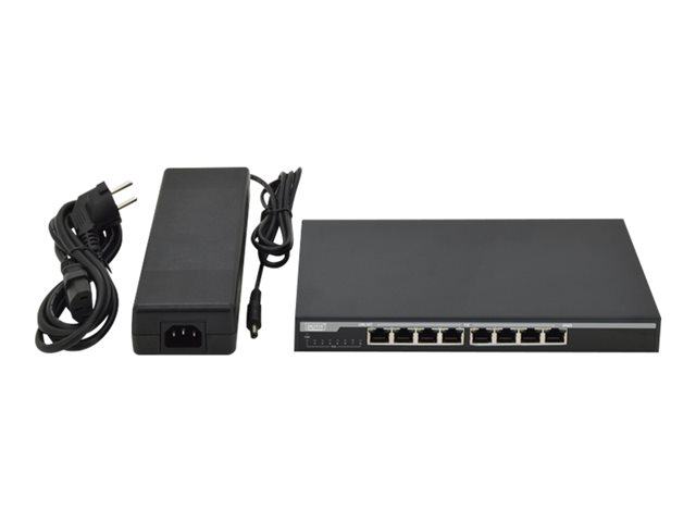 GIGABIT ETHERNET POE SWITCH 8-PORT POE