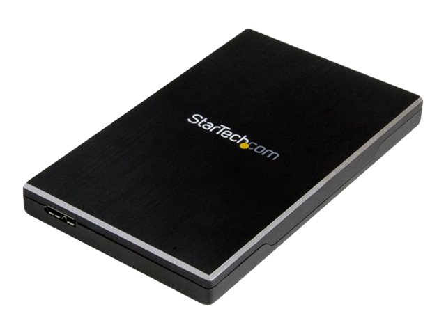 StarTech.com USB 3.1 (10 Gbps) Gen 2 External Hard Drive Enclosure for 2.5\" SATA Drives - Portable Hard Drive Enclosure (S251BMU313) - Storage enclosure - 2.5\" - SATA 6Gb/s - USB 3.1 (Gen 2) - black - for P/N: BNDTBUSB3142, PEXUS313AC2V, PEXUSB311A1E, PEXUSB311AC2, PEXUSB312A2, PEXUSB314A2V2