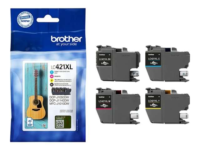 LC421XLVAL Black Cyan Magenta and Yellow