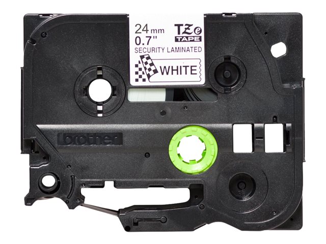 Brother TZe-SE5 - Black on white - Roll (2.4 cm x 8 m) 1 cassette(s) label tape - for P-Touch PT-1400, PT-1650, PT-E310BTVP