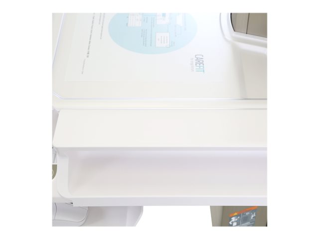 Ergotron CareFit Pro - Mounting component (mounting hardware, work surface expansion) - medical - white - cart mountable - for P/N: C52-1201-1, C52-2201-1
