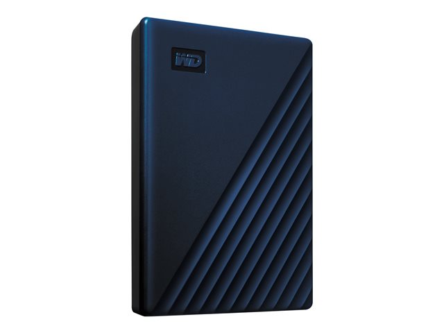 WD My Passport for Mac WDBA2D0020BBL - Hard drive - encrypted - 2 TB - external (portable) - USB 3.2 Gen 1 - 256-bit AES - midnight blue