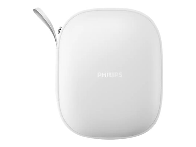 Philips TAH8506 - Headphones with mic - full size - Bluetooth - wireless, wired - active noise cancelling - 2.5 mm jack - white