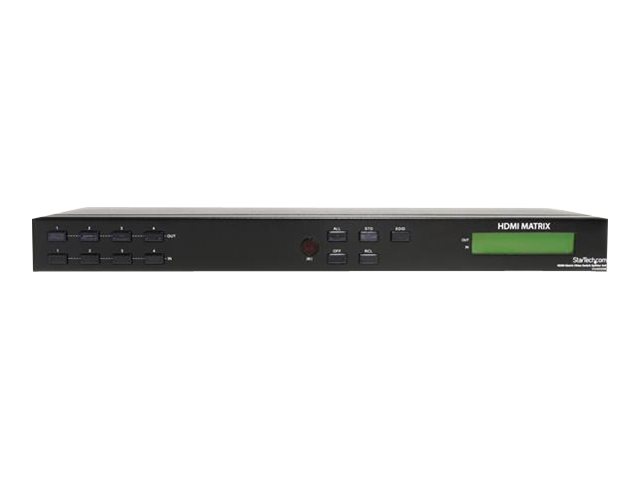 StarTech.com 4x4 HDMI Matrix Video Switch Splitter with Audio and RS232 - 4x1 HDMI Video Switch - 4 Port HDMI Switcher (VS440HDMI) - Video/audio switch - desktop - for P/N: ST121HDBT20L, ST121HDBT20S, ST121HDBTL, ST121HDBTPW, SVA12M2NEUA, SVA12M5NA