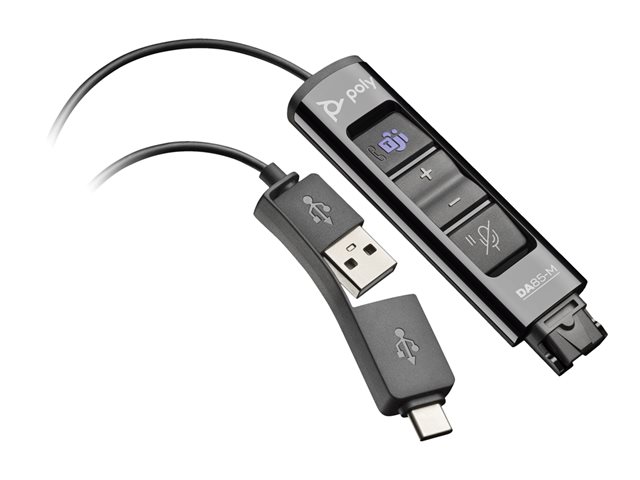 Poly DA85-M USB to QD Adapter - Replaces Poly SKU 218268-01
