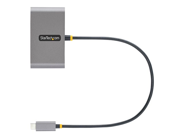 StarTech.com 4-Port USB-C Hub with 100W Power Delivery Pass-Through Charging, 2x USB-A + 2x USB-C, 5Gbps, USBC Hub w/ 1ft (30cm) Long Cable, Portable Laptop USB Type-C to USB-A/C Hub - USB 3.0 Expansion Hub (5G2A2CPDB-USB-C-HUB) - Hub - 2 x USB 3.2 G