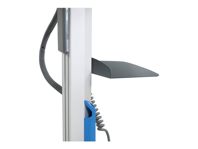 Ergotron - Mounting component (shelf) - for printer / small equipment - metal - dark grey - cart mountable - for P/N: SV42-8302-2