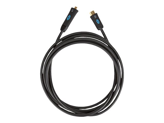 Crestron CBL-4K-USBC-HD Series CBL-4K-USBC-HD-12 - Adapter cable - USB-C male to HDMI male - 3.66 m - double shielded - black - 4K support, active