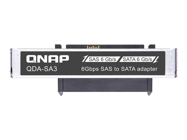QNAP - Interface adapter - 2.5\" - SATA 6Gb/s - SAS 6Gb/s (pack of 4) - for QNAP ES2486dc