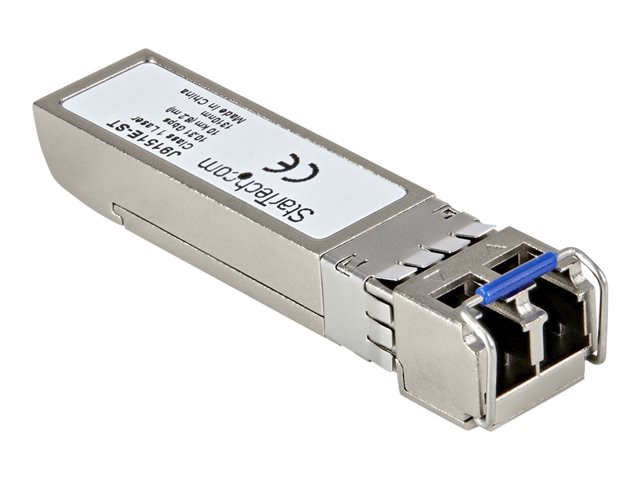 StarTech.com HPE J9151E Compatible SFP+ Module, 10GBASE-LR, 10GbE Single Mode (SMF) Fiber Optic Transceiver, 10GE Gigabit Ethernet SFP+, LC Connector, 10km, 1310nm, DDM, HPE 2930F, 8325, 3810M - Lifetime Warranty (J9151E-ST) - SFP+ transceiver module (equivalent to: HP J9151E) - 10GbE - 10GBase-LR - LC single-mode - up to 10 km - 1310 nm - for HPE Aruba 2930F 12, 2930M 40, 6200F 12, 6200M 24, 6300, 6405 48, 6405 96, 64XX, CX 8360