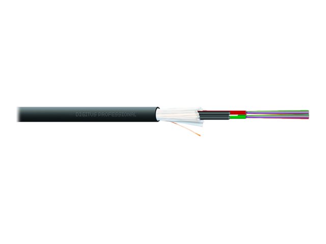 FO A-I-DQ(ZN)BH 24E9/125Au SM OS2 24 FIBERS INDOOR/OUTDOOR LSZH DCA BLACK LENGTH 1 M