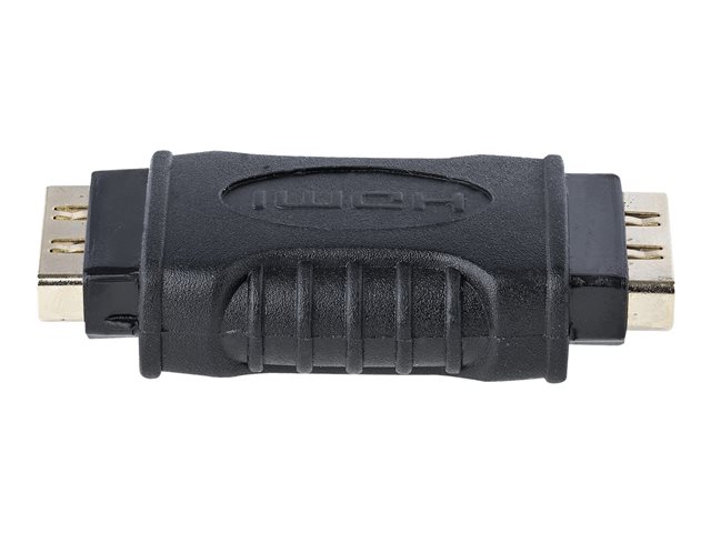 StarTech.com HDMI to HDMI Adapter, High Speed HDMI to HDMI Connector, 4K 30Hz HDMI to HDMI Coupler, HDMI to HDMI Converter - HDMI Female to HDMI Female Adapter - HDMI coupler - HDMI female to HDMI female - black - for P/N: CDP2HDMM2MB, DP2HDMM2MB, HDDVIMM3, HDMM1MP, HDMM2MP, HDMM3MP, HDPMM50, MDP2HDMM2MB