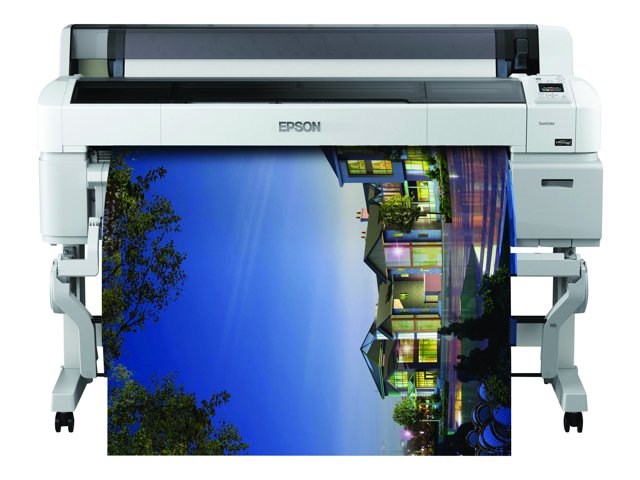 Epson SureColor SC-T7200 - 44\" large-format printer - colour - ink-jet - Roll (111.8 cm) - 2880 x 1440 dpi - up to 2.14 ppm (mono) / up to 2.14 ppm (colour) - USB, Gigabit LAN - cutter