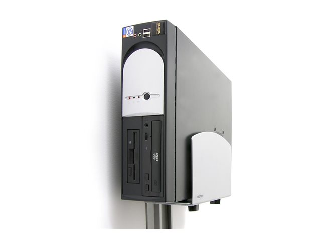 Ergotron - System cabinet holder (vertical) - universal - silver - for P/N: 45-353-026, 45-354-026