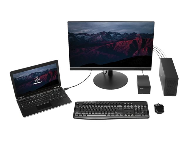 StarTech.com Thunderbolt 3 PCIe Expansion Chassis, External Enclosure Box with 1x PCI-Express Slot, 5K/4K Output Via TB3/DP Ports, TAA - System bus extender - DP - 65 Watt - for P/N: TB3DK2DPM2, TB3DOCK2DPPD, TB3DOCK2DPPU