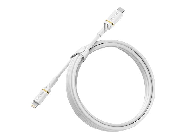 OtterBox Standard - Lightning cable - Lightning male to 24 pin USB-C male - 2 m - USB Power Delivery (60W) 