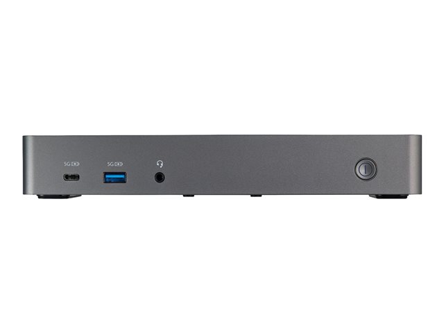 StarTech.com USB-C & USB-A Dock, Hybrid Universal Triple Monitor Laptop Docking Station w/ DisplayPort & HDMI 4K 60Hz, 85W Power Delivery, 6x USB Hub, Ethernet, Audio, USB 3.1 Gen 2 10Gbps - Multi-Monitor Dock (DK31C3HDPDUE) - Docking station - USB-C - 3 x HDMI, 3 x DP - 1GbE - 85 Watt