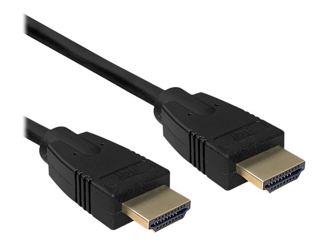 Ultra High Speed - HDMI-kabel - HDMI male naar HDMI male - 1 m - beschermd - zwart - gevormd, 4K ondersteuning, ondersteunt 8K UHD (7680 x 4320)