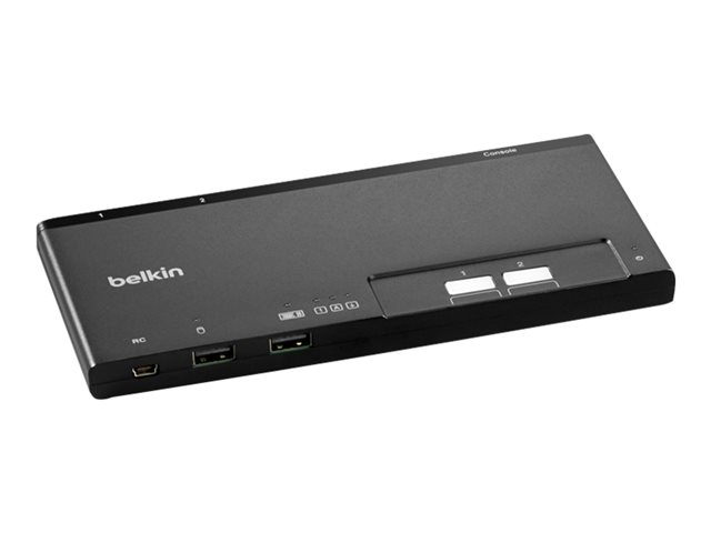 Belkin Modular Series F1DN002MOD-KM-4 - KVM switch - 2 x KVM port(s) - 1 local user - desktop - TAA Compliant