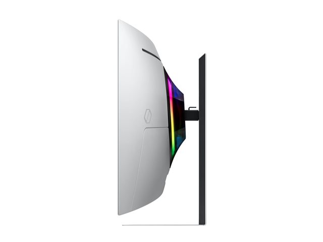 Samsung Odyssey OLED G8 S34DG850SU - G85SD Series - OLED monitor - Smart - gaming - curved - 34\" - 3440 x 1440 UWQHD @ 175 Hz - 250 cd/m² - 1000000:1 - HDR10+ Gaming, HDR10+, HDR10 - 0.03 ms - 2xHDMI, DisplayPort - speakers - silver