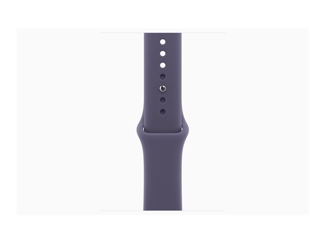 Apple Watch Series 11 GPS 46mm Silver Aluminium Case with Purple Fog Sport Band - S/M