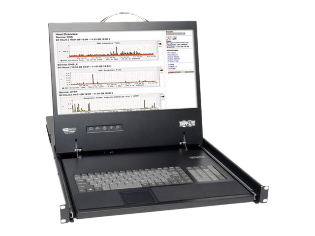 NetCommander 16-Port Cat5 1U Rack-MountConsole KVM Switch with 19-in. LCD