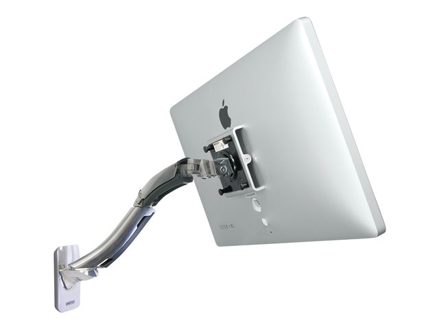 Ergotron MX - Mounting kit (articulating arm, mounting base, VESA mount bracket) - Constant Force Technology - for LCD display - polished aluminium - screen size: up to 42\" - wall-mountable