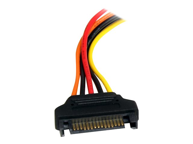 StarTech.com 8in 15 pin SATA Power Extension Cable - 8 SATA power Extension Cable - 8 SATA power Extension cord - Power extension cable - SATA power (M) to SATA power (F) - 20.3 cm - for P/N: PYO2SATA, PYO4SATA, SATAPOWADAP