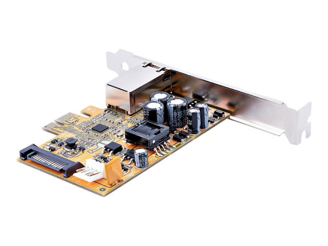 StarTech.com 1 Port 2.5Gbps PoE Network Card, PCIe Ethernet Card w/RJ45 Port, 30W 802.3at PoE NIC for Desktops/Servers, Network PoE LAN Adapter w/Low-Profile Bracket Included - NBASE-T, Windows/Linux Support (ST1000PEXPSE) - Network adapter - PCIe 2.1 low profile - 2.5GBase-T (PoE+) x 1