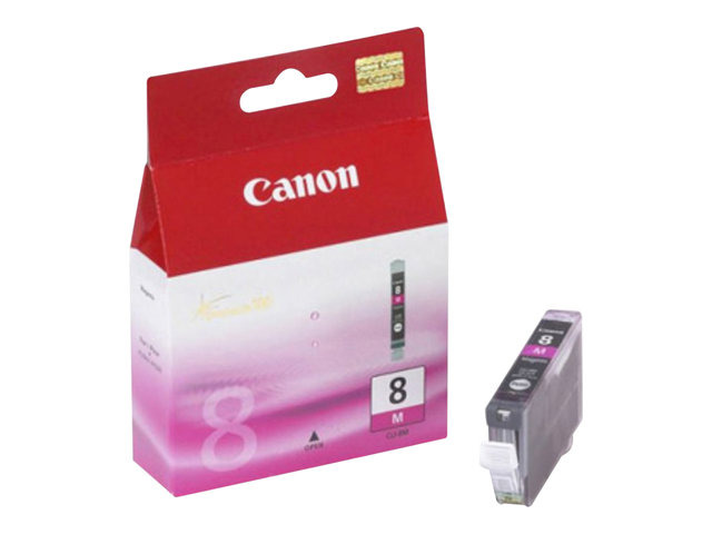 Canon CLI-8M - 13 ml - magenta - original - ink tank - for PIXMA iP3500, iP4500, iP5300, MP510, MP520, MP610, MP960, MP970, MX700, MX850, Pro9000