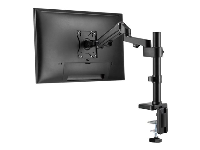 Neomounts DS70-750BL1 - Mounting kit (desk mount) - full-motion adjustable arm - for LCD display - black - screen size: 17\"-27\" - clamp mountable, grommet