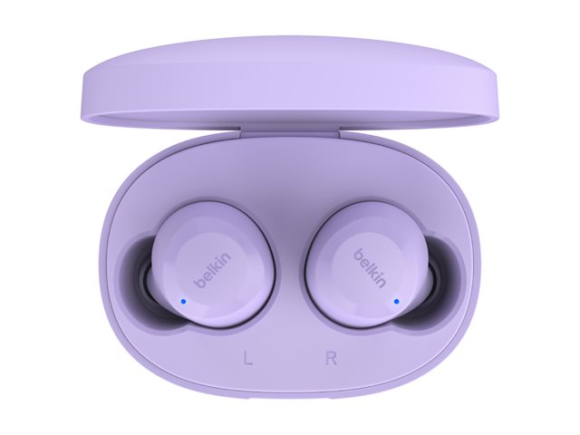 Belkin SoundForm Bolt - True wireless earphones with mic - in-ear - Bluetooth - lavender