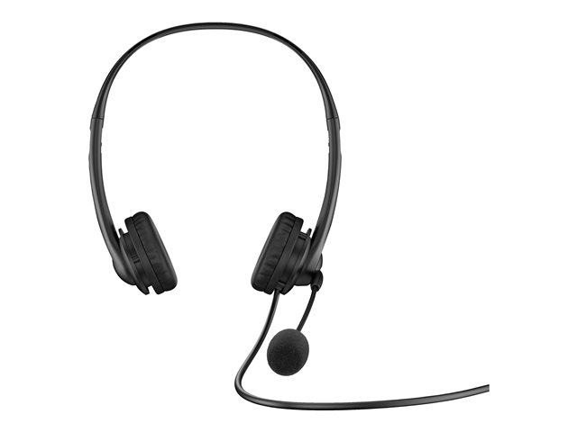HP G2 - Headset - on-ear - wired - USB - shadow black - for HP 245 G9, 256 G8, 25X G9, EliteBook 1040 G9, 64X G9, 65X G9, ProBook 44X G9, 45X G9