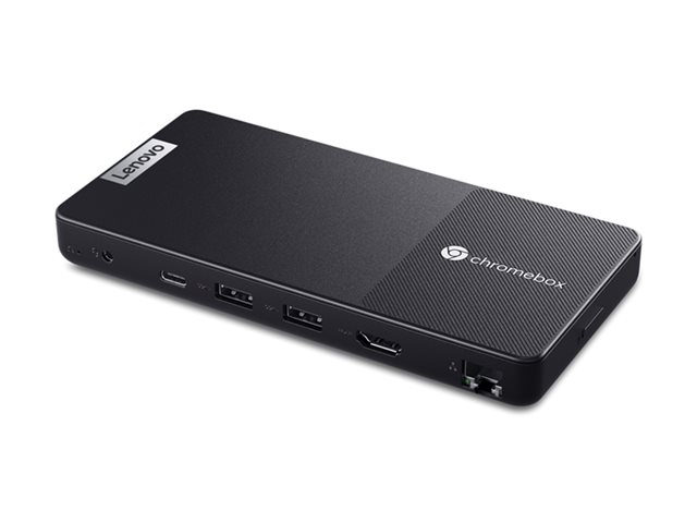 Lenovo Chromebox Micro 83F9 - Micro Celeron N4500 / up to 2.8 GHz - RAM 8 GB - flash - eMMC 32 GB - eMMC 5.1 - UHD Graphics - Gigabit Ethernet, IEEE 802.11ax (Wi-Fi 6) - Chrome OS - monitor: none - black - Lenovo TopSeller