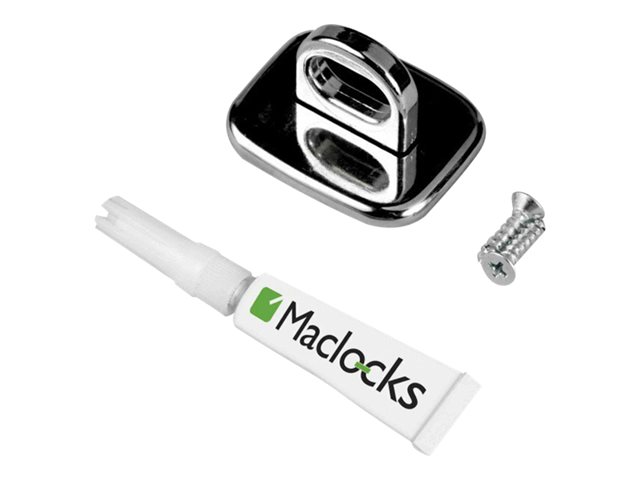 Compulocks Anchoring Point for Security Cable Locks - Security cable anchor - silver - for Compulocks iPad 10, Ledge for MacBook Air M2 2022, MacBook Air M1 2020