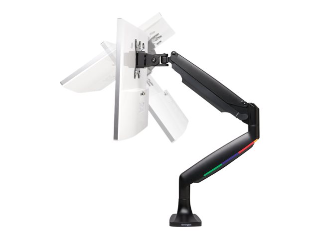 Kensington SmartFit One-Touch Height Adjustable Single Monitor Arm - Mounting kit - adjustable arm - for Monitor - plastic, aluminium, steel - screen size: 13\"-34\" - desktop, C-clamp, grommet, desk-mountable
