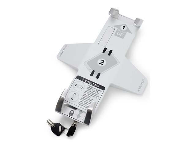 Ergotron - Mounting component (mount) - for tablet - lockable - metal, composite - screen size: 7.9\"-13\" - arm mountable - for Ergotron NX