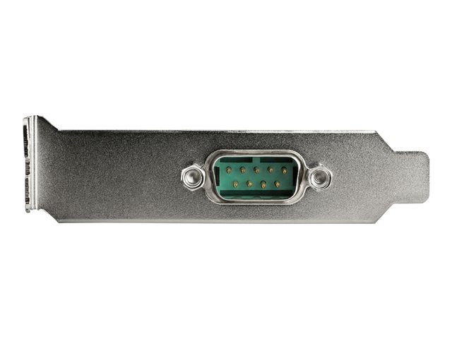 StarTech.com 1-port PCI Express RS232 Serial Adapter Card, PCIe RS232 Serial Host Controller Card, PCIe to Serial DB9 COM Port, 16950 UART, Low Profile Expansion Card, Windows/macOS/Linux - Full/Low-Profile (PEX1S953LP) - Serial adapter - PCIe low profile - RS-232 x 1