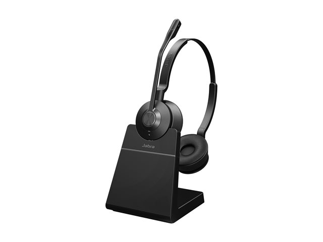 Jabra Engage 55 SE Stereo - Headset - on-ear - DECT - wireless - USB-A via DECT adapter - UC certified