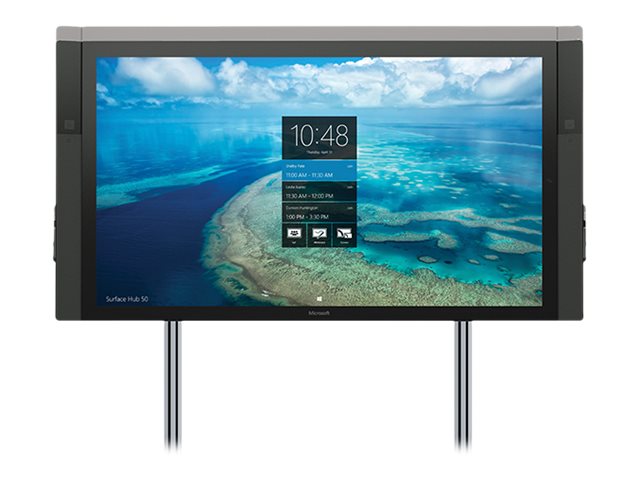 B-TECH System X BT8508 - Cart - for interactive flat panel - black - screen size: 72\"-120\" - mounting interface: up to 1400 x 800 mm - for Microsoft Surface Hub (84 in)