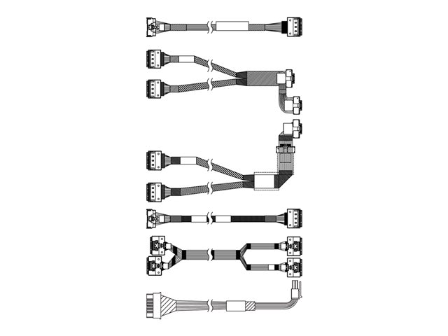 ThinkSystem SR650 V3 24x2.5\" NVMe Cable Kit