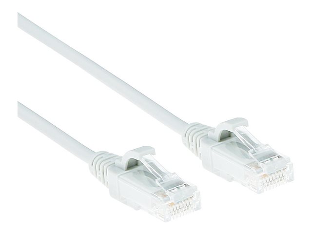 Witte 0 15 meter LSZH U/UTP CAT6 datacenter slimline patchkabel snagless met RJ45 connectoren