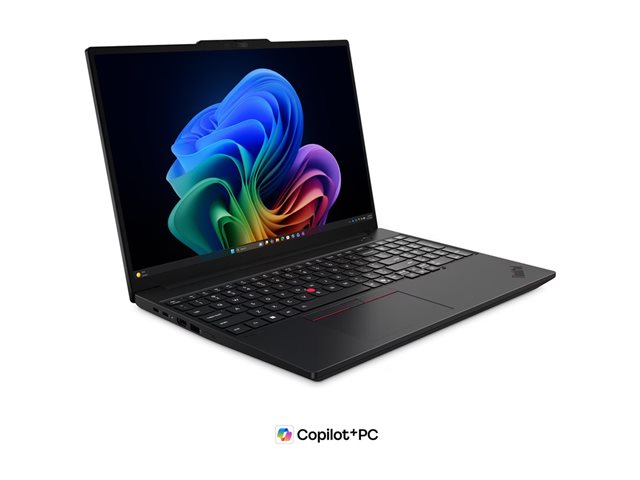 ThinkPad T16 Gen 5, Intel® Core™ Ultra 7 355 (LPE-cores up to 3.50GHz, 12MB), 16\" WUXGA Non-Touch, W11P64 EMEA WE (EN/FR/DE/IT/NL), 32.0GB, 1x512GB SSD M.2 2280 PCIe Gen4 TLC Opal, Intel® Graphics, Intel® Wi-Fi 7 BE211,BT 5.4, Wired Ethernet, FPR, 5M