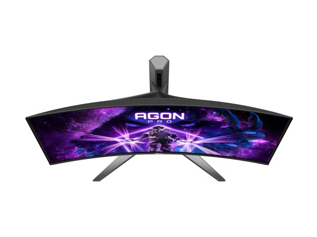 AOC AGON PRO AG346UCD - OLED monitor - gaming - curved - 34\" - 3440 x 1440 @ 175 Hz - 15000000:1 - DisplayHDR 400 True Black - 0.03 ms - 2xHDMI, DisplayPort - speakers - dark grey