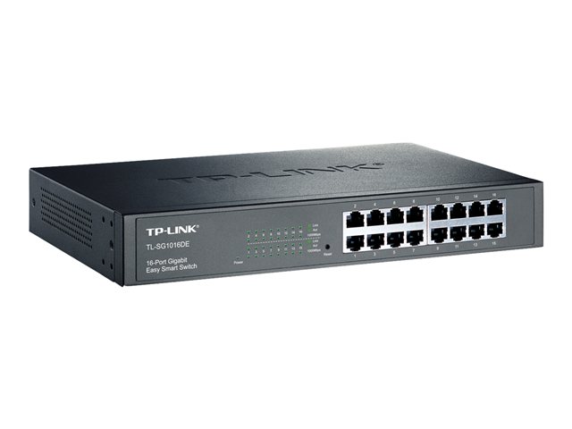 TP-Link JetStream TL-SG1016DE - Switch - Managed - 16 x 10/100/1000 - rack-mountable